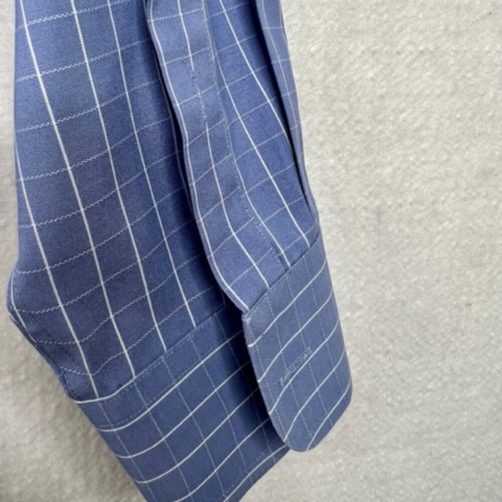 Roundtree & Yorke Gold Label Pinpoint Cotton Dress Shirt - Size 15.5/33 - Picture 4 of 5